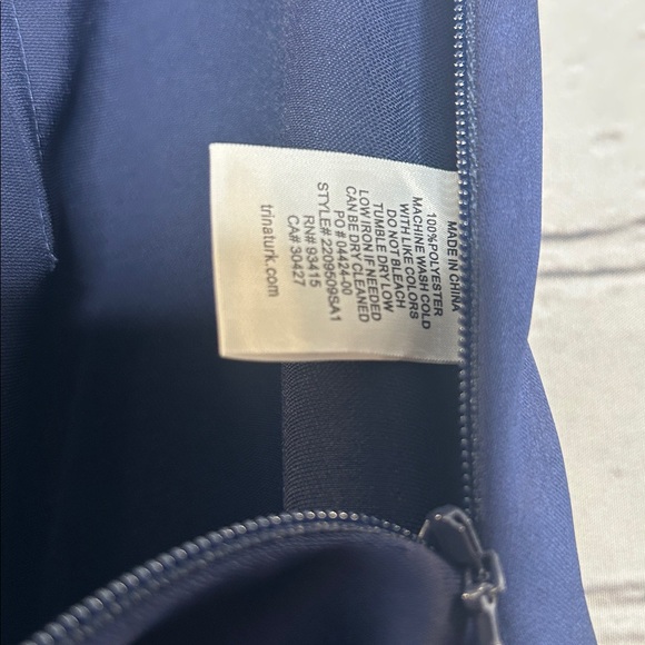 Trina Turk Blue Wide-Leg Pants Size 4 Excellent Condition - Picture 11 of 11